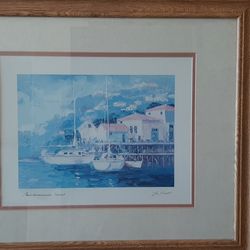 "Mediterranean Sunset" print by La Foret