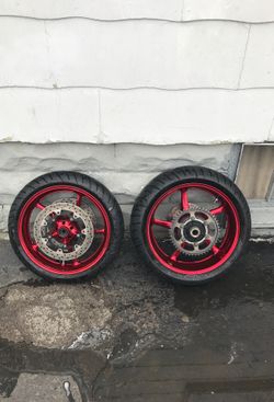 Brand new motorcycle rims