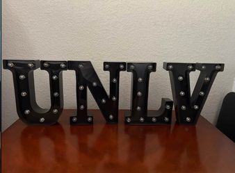 UNLV light up letters