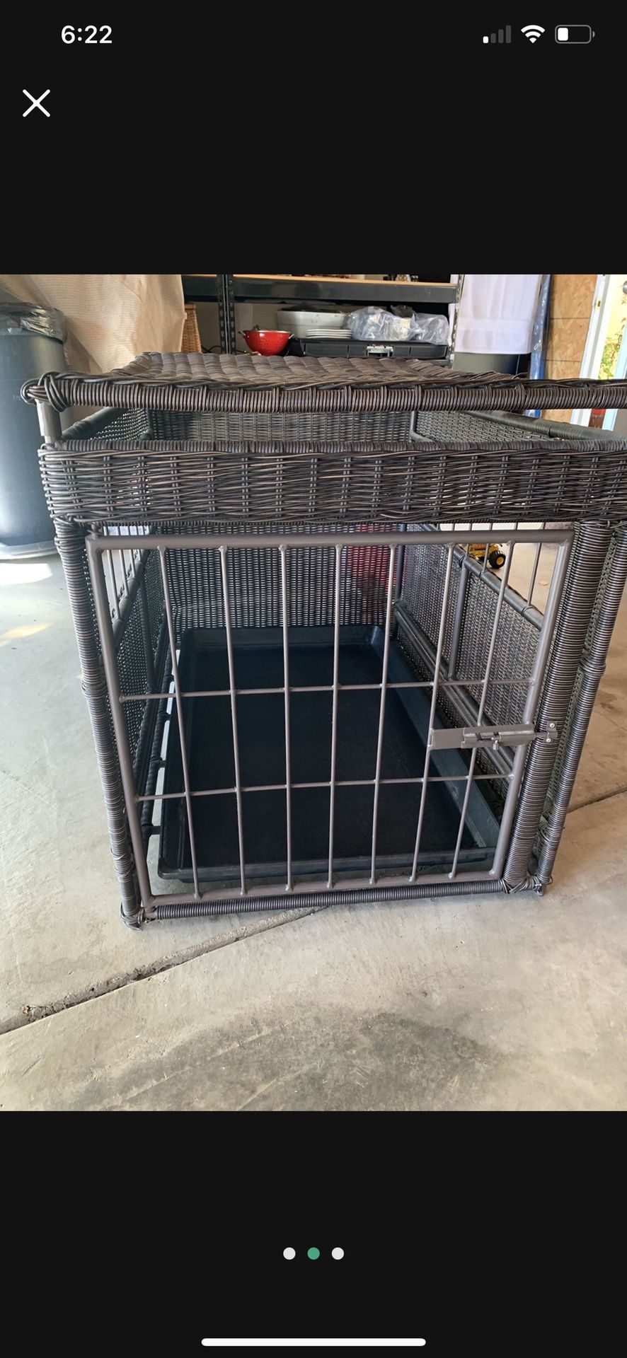 Decorative Wicker Dog Crate/Kennel for Sale in Alpine, CA OfferUp