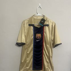 FC Barcelona 2001-02 Away Jersey Small