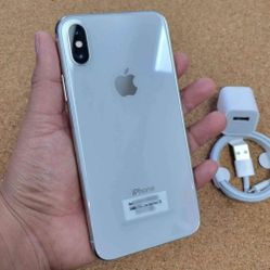 iPhone X,  Factory Unlocked.  Excellent Condition.  Like New 