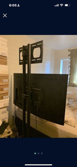 Industrial Floor Mount TV Stand 1k New