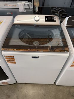 Maytag 4.7 Cu. Ft. White Agitator Top Load Washer With Extra Power