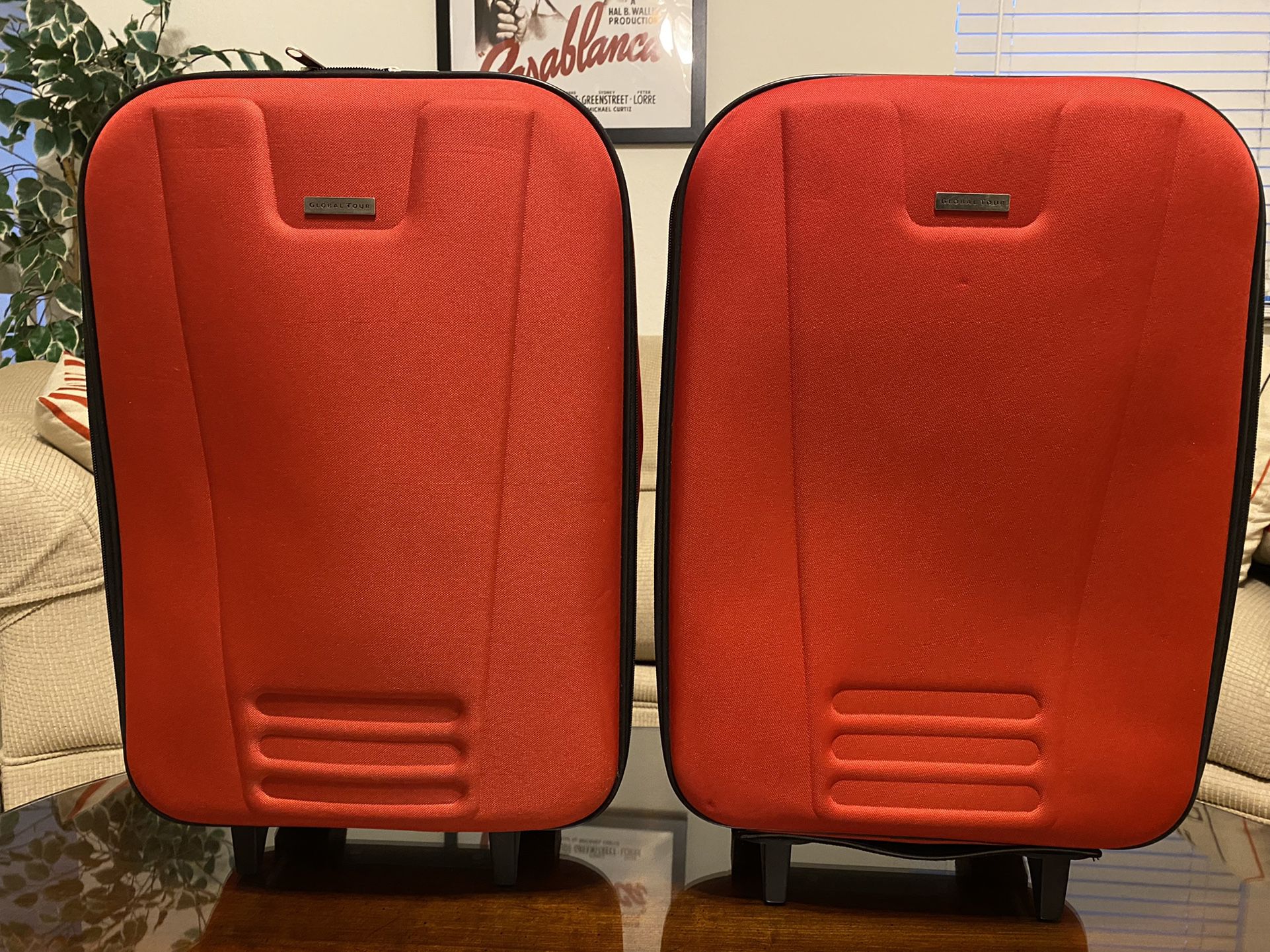2 Global Tour Travel Bags on Wheels