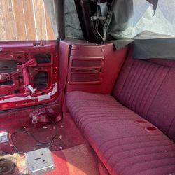 Foxbody Rear Seats 