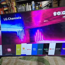55 inch LG 4K Premium Ultra HD HDR 3840x2160p Web OS Steel Body Smart LED TV