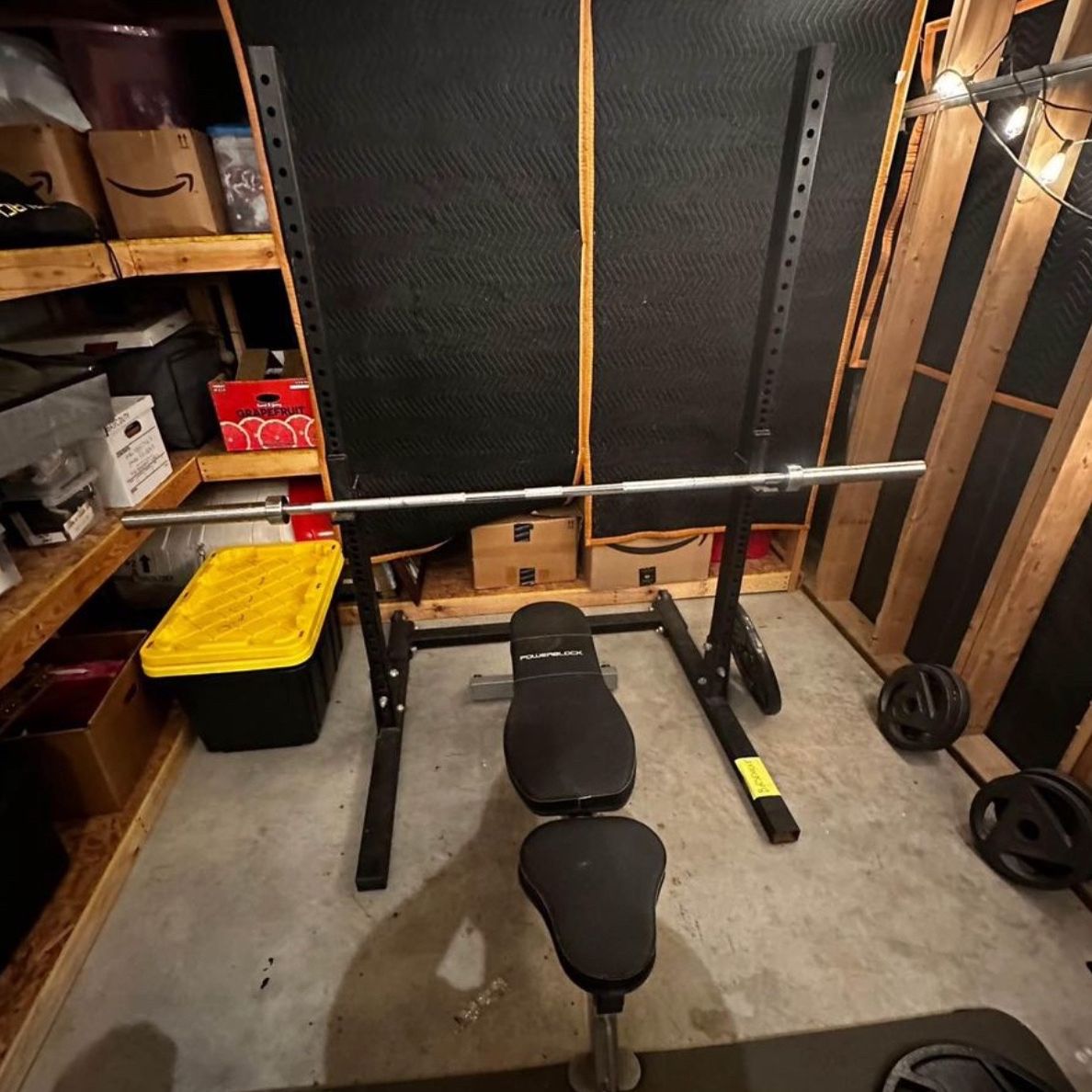Rogue SPX Squat Rack 45 lb Barbell Bench and Weights for Sale in Snellville GA OfferUp