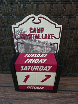 Camp Crystal Lake 3D Calendar