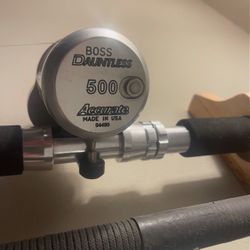Accurate 2 Speed Lever Drag Dauntless 500 Fishing Reel