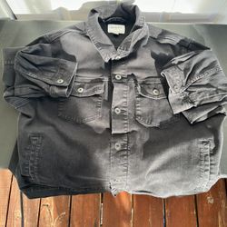 Black XXL Jean Jacket 