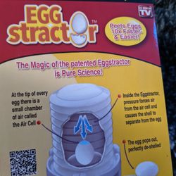 Egg Stractor And Popcorn Maker New Both