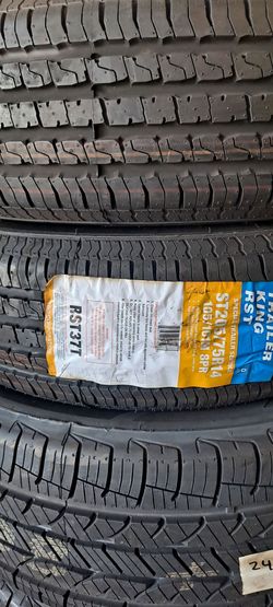 2 new trailer tires