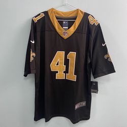 NFL Alvin Kamara #41 New Orleans Saints Jersey Black 
