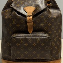 LOUIS VUITTON Monogram Montsouris GM Backpack