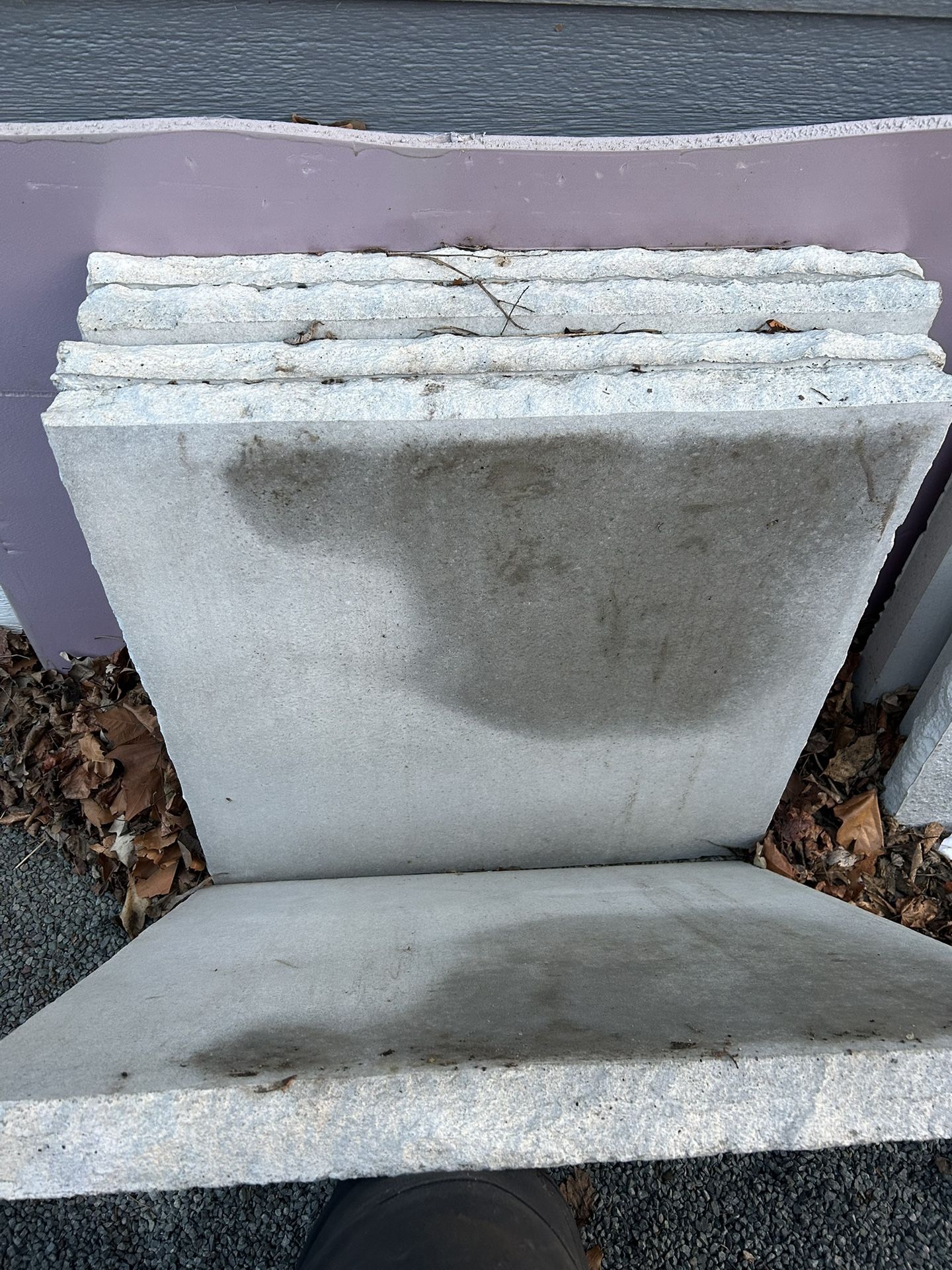 concrete pillar caps/ bar top