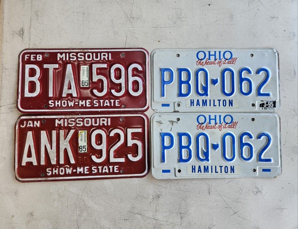 Expired License Plates