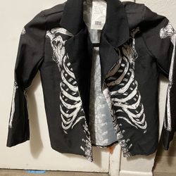 Skeleton kid Jacket For Costume