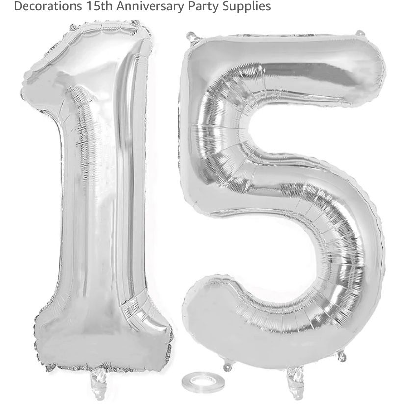 Giant 15 Birthday Balloon