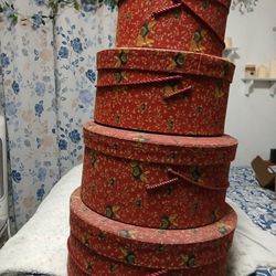 7 Antique Vintage Hat Boxes  $50 All