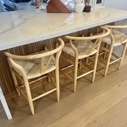 Three Counter Stools