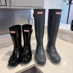 Hunter Boots - 2 Pair