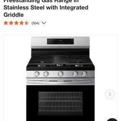 SAMSUNG   Gas Range Integrated 