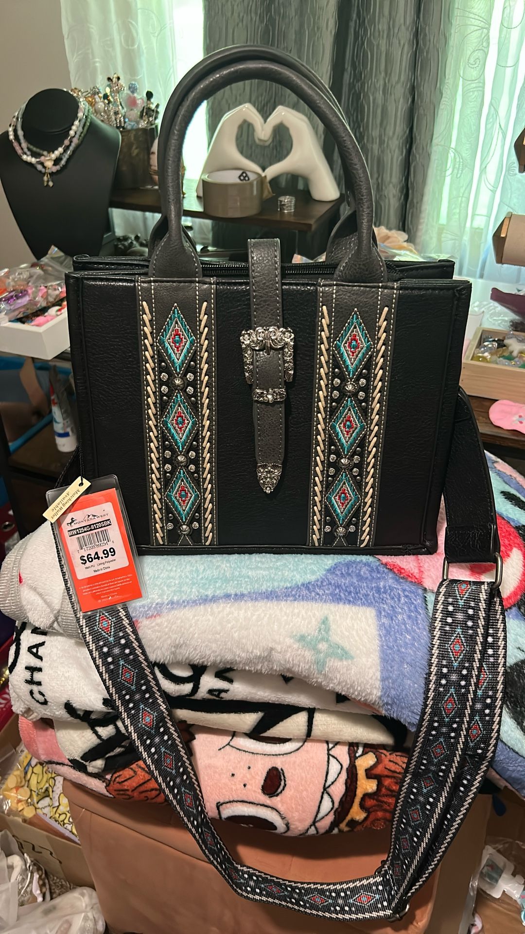 Montana West Tote With Crossbody Bag