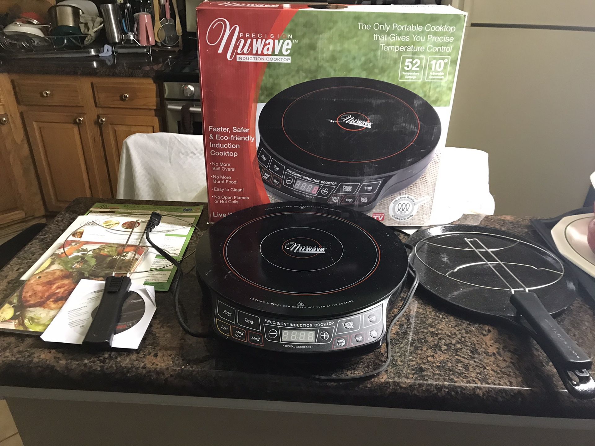 NuWave Precision Induction Cooktop Model Number 30121 with instructions