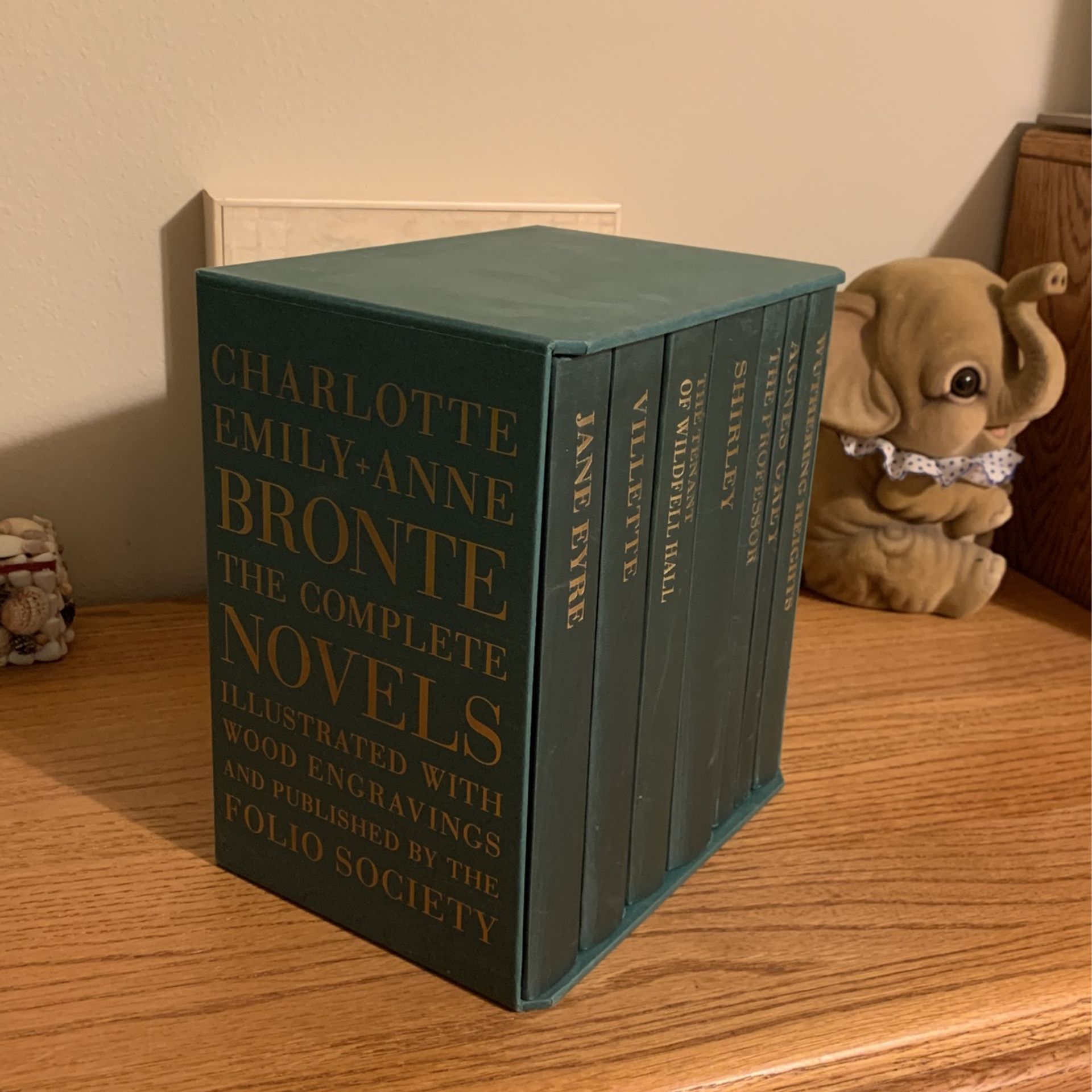 Charlotte, Emily, Anne BRONTE Box Set Folio Society