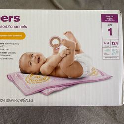 Baby Diapers With SuperAbsorb Channels Size 1