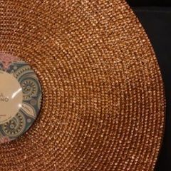 Brand New!! Set Of Four Burnt Orange Placemats! Color Is Not True In Photo!