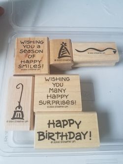 Rubber stamps Smile Some More Stampin Up