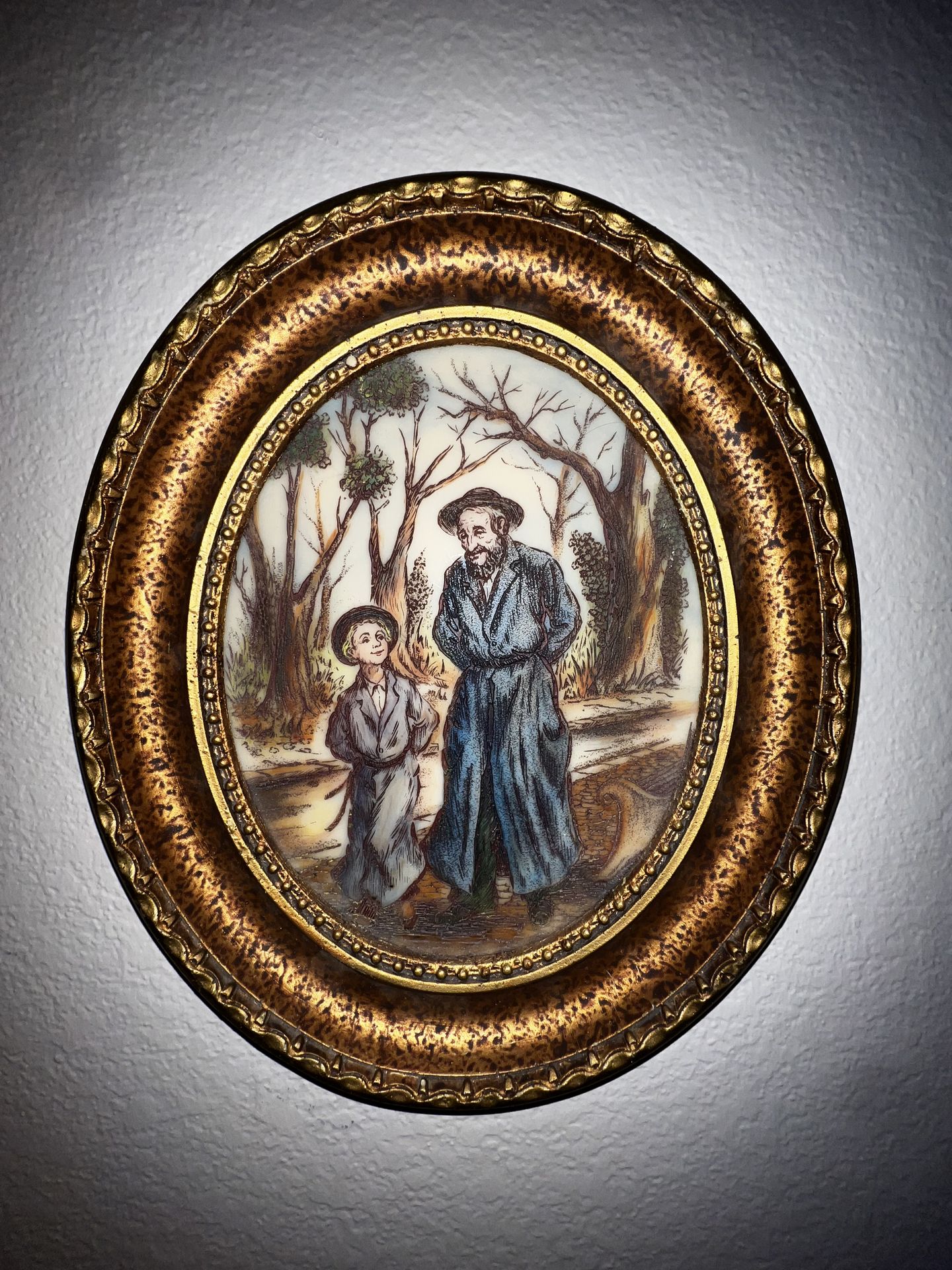 Vintage 4 Dimensional Sculptural Judaica Style Wall Art