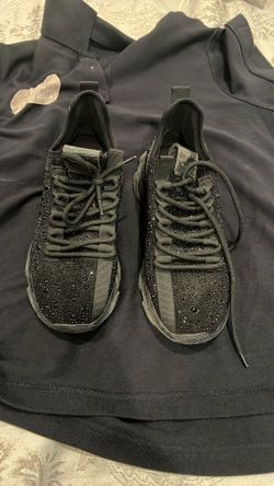 Steve Madden Maxima Black Rhinestones