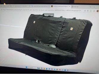 Carhartt Universal Nylon Full Size seat cover