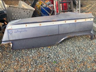 Classic Impala Quarter Panel Original Sheet Metal Solid Off A 62 