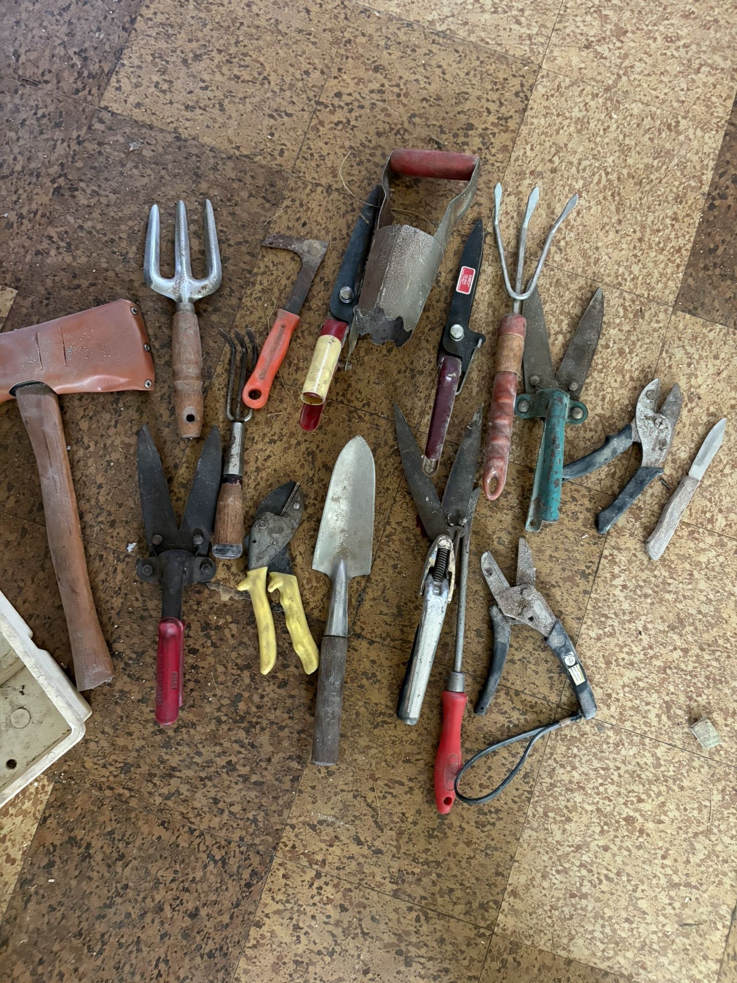 Set Of Handheld Garden Tools. 