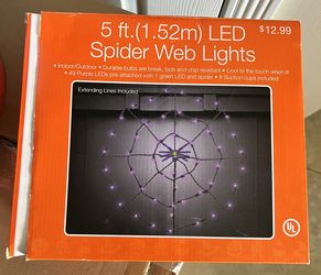 5ft Spider Web Lights