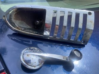 1951 Chevrolet Chevy 51 Original Guide Grille Park Light Turn Signal And Hand Crank.