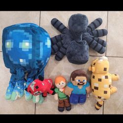 Minecraft Stuffed Animals. 
