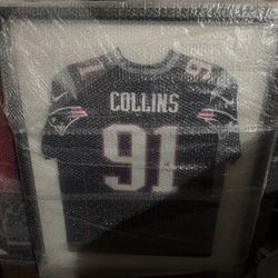 Jamie Collins Signed Framed Jersey Authenticated