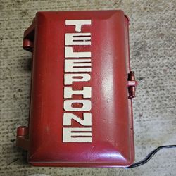 Emergency telephone box-