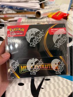 Pokemon Mega Evolution Enhanced Booster Box With plastic case
