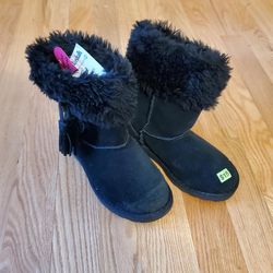 Boots size 11 toddler Girl new black Kids