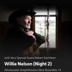 Willie Nelson MAY 11 FRIDAY
