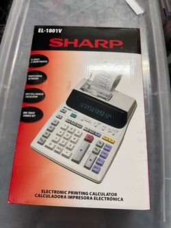 SHARP® EL-1801V ELECTRONIC PRINTING CALCULATOR