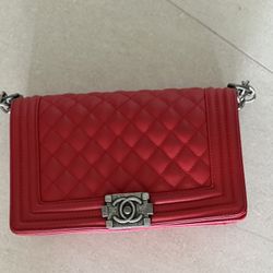 Red Chanel Bag 