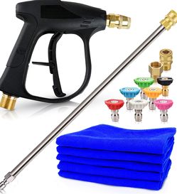 Scuddles Pressure Washer - Wand Extension - Includes 5 Micro Fiber Towels for Detailing Cars Or SUVS Pressure Washer Mega Set - BRAND NEW IN BOX