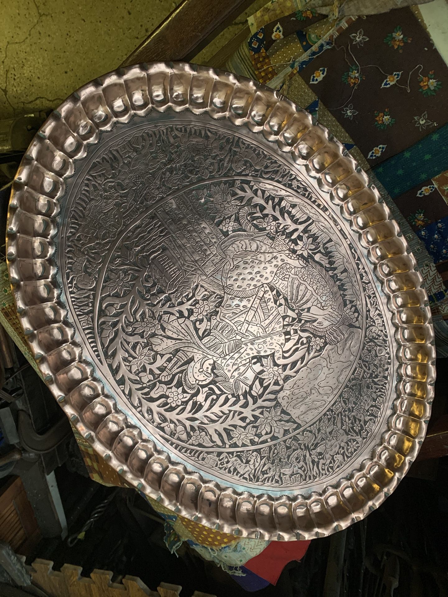 Copper Warrior Tray 18 X 22